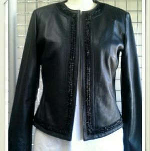 Chico's leather jacket